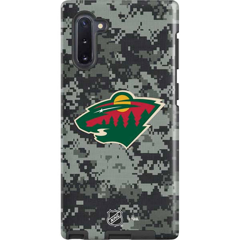NHL Minnesota Wild Camo Galaxy Note 10 Pro Case