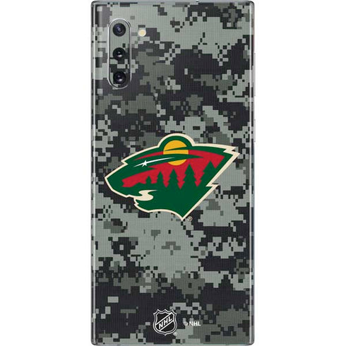 NHL Minnesota Wild Camo Galaxy Note 10 Skin