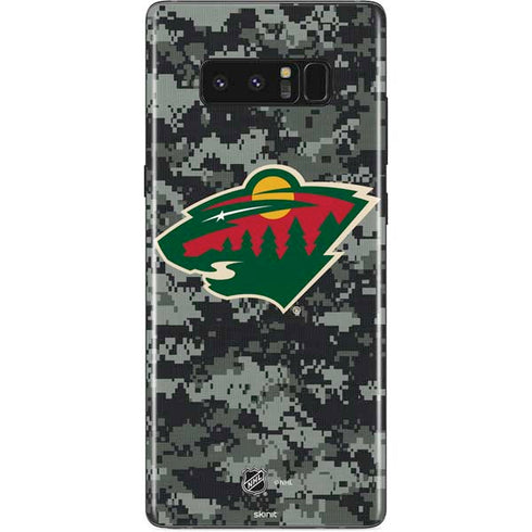 NHL Minnesota Wild Camo Galaxy Note 8 Skin
