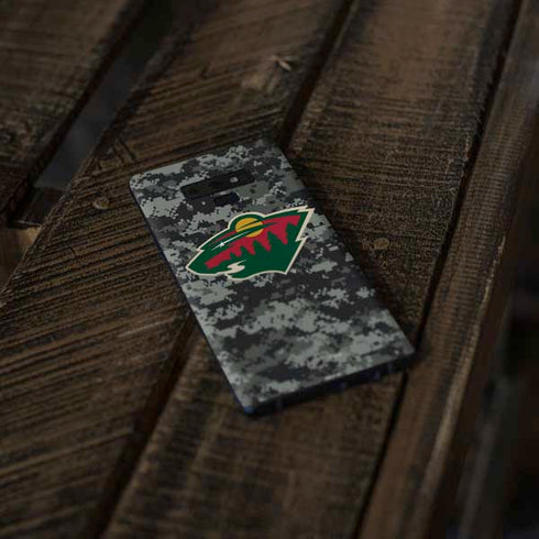 NHL Minnesota Wild Camo Galaxy Note 9 Skin