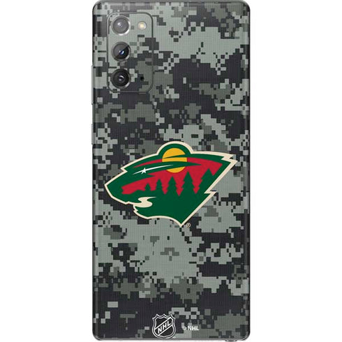 NHL Minnesota Wild Camo Galaxy Note20 5G Skin
