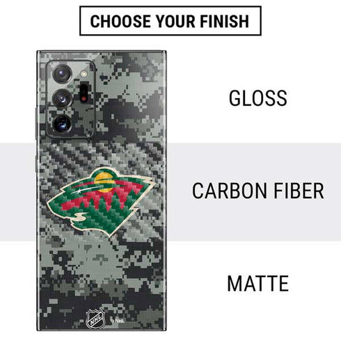NHL Minnesota Wild Camo Galaxy Note20 Ultra 5G Skin