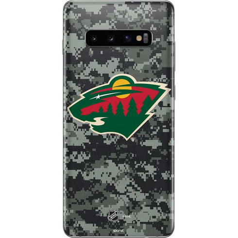NHL Minnesota Wild Camo Galaxy S10 Plus Skin