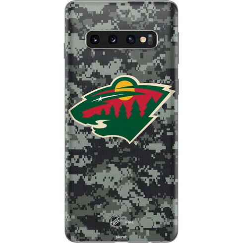 NHL Minnesota Wild Camo Galaxy S10 Skin