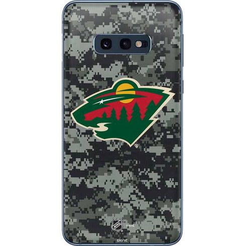 NHL Minnesota Wild Camo Galaxy S10e Skin