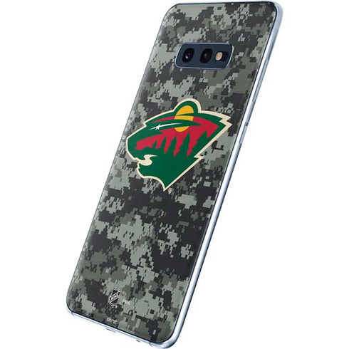 NHL Minnesota Wild Camo Galaxy S10e Skin