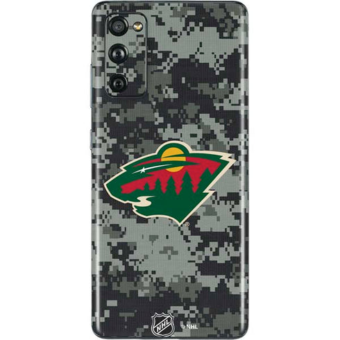 NHL Minnesota Wild Camo Galaxy S20 Fan Edition Skin