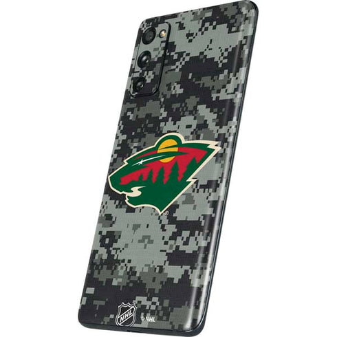 NHL Minnesota Wild Camo Galaxy S20 Fan Edition Skin
