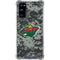 NHL Minnesota Wild Camo Galaxy S20 FE Clear Case