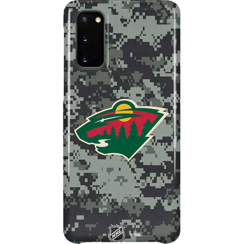 NHL Minnesota Wild Camo Galaxy S20 Lite Case