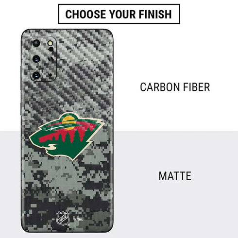 NHL Minnesota Wild Camo Galaxy S20 Plus Skin