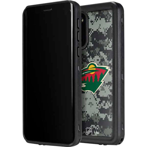 NHL Minnesota Wild Camo Galaxy S20 Plus Waterproof Case