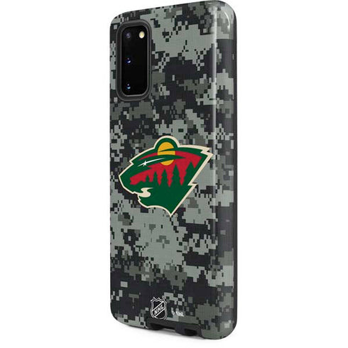 NHL Minnesota Wild Camo Galaxy S20 Pro Case