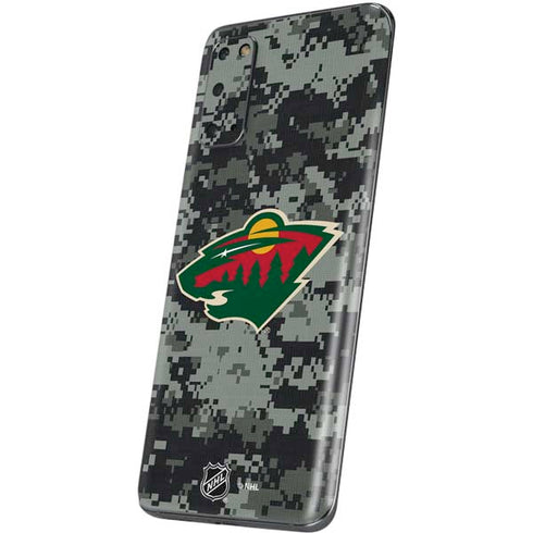 NHL Minnesota Wild Camo Galaxy S20 Skin