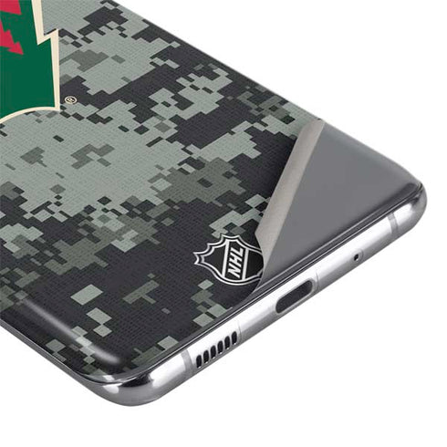 NHL Minnesota Wild Camo Galaxy S20 Skin