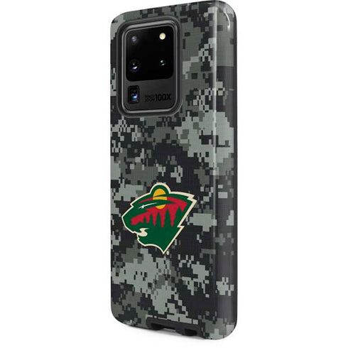 NHL Minnesota Wild Camo Galaxy S20 Ultra 5G Pro Case