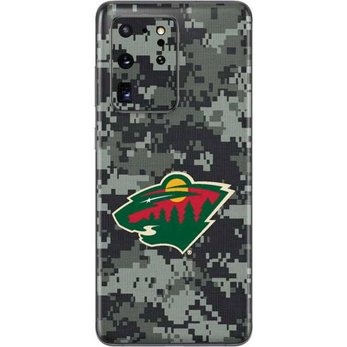 NHL Minnesota Wild Camo Galaxy S20 Ultra 5G Skin