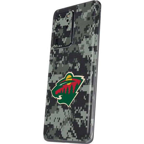NHL Minnesota Wild Camo Galaxy S20 Ultra 5G Skin