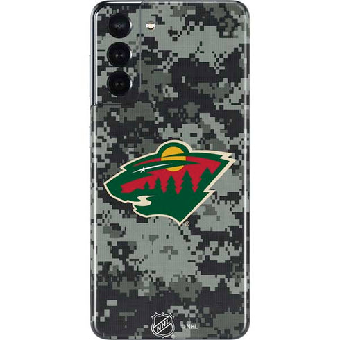 NHL Minnesota Wild Camo Galaxy S21 5G Skin