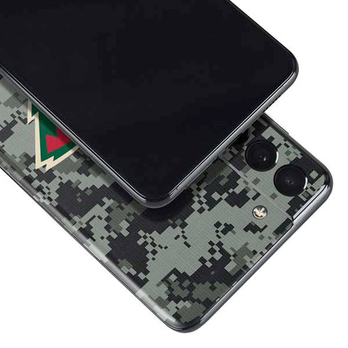NHL Minnesota Wild Camo Galaxy S21 5G Skin