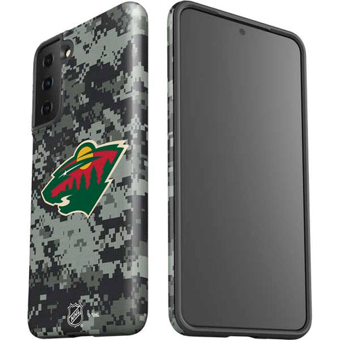 NHL Minnesota Wild Camo Galaxy S21 Plus 5G Pro Case