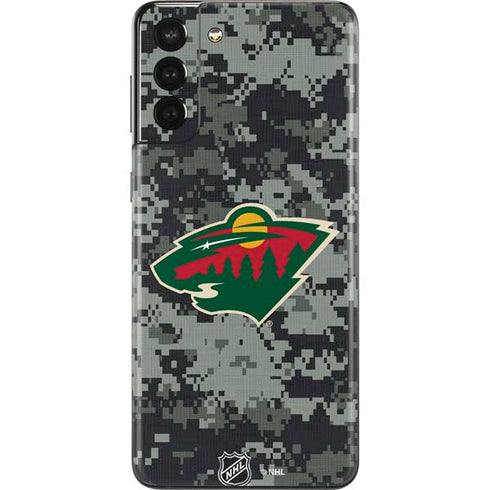 NHL Minnesota Wild Camo Galaxy S21 Plus 5G Skin