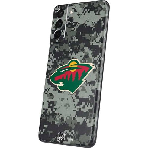 NHL Minnesota Wild Camo Galaxy S21 Plus 5G Skin