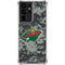 NHL Minnesota Wild Camo Galaxy S21 Ultra 5G Clear Case