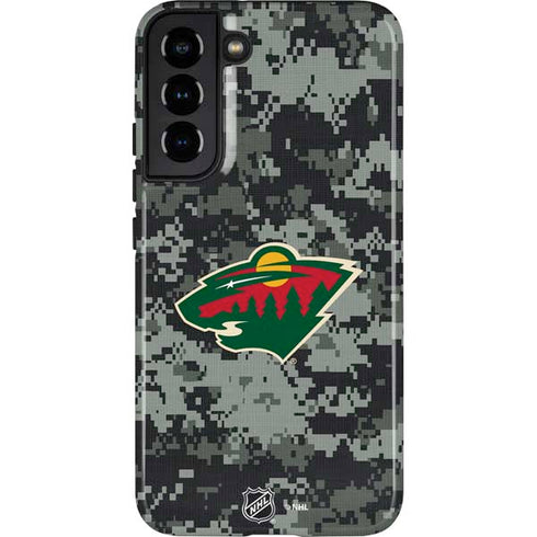 NHL Minnesota Wild Camo Galaxy S22 Plus Pro Case
