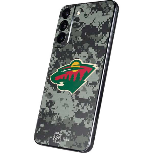 NHL Minnesota Wild Camo Galaxy S22 Plus Skin
