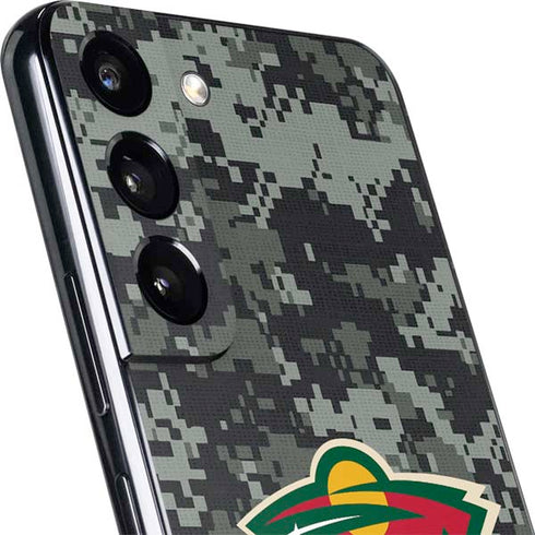 NHL Minnesota Wild Camo Galaxy S22 Plus Skin