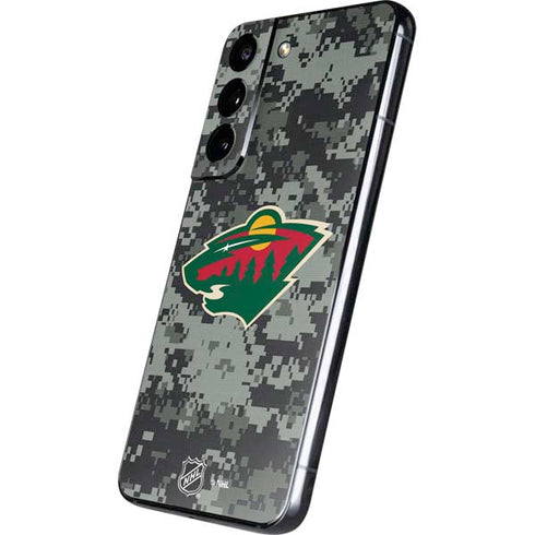 NHL Minnesota Wild Camo Galaxy S22 Skin