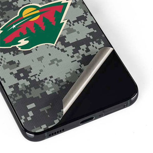 NHL Minnesota Wild Camo Galaxy S22 Skin