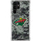 NHL Minnesota Wild Camo Galaxy S22 Ultra Clear Case