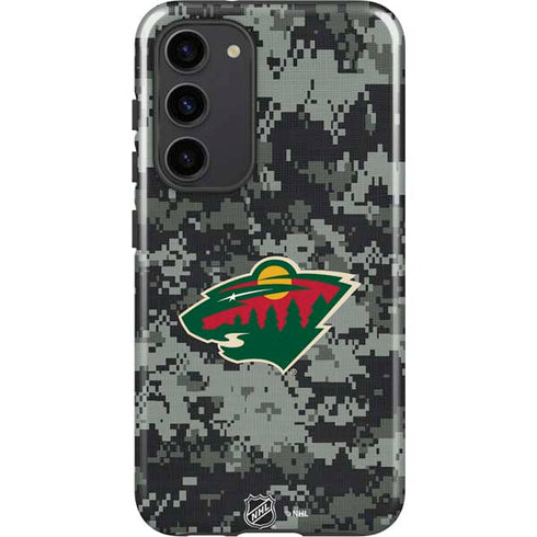 NHL Minnesota Wild Camo Galaxy S23 Plus Pro Case