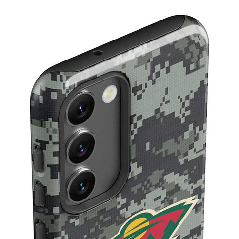 NHL Minnesota Wild Camo Galaxy S23 Plus Pro Case
