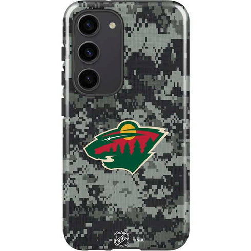 NHL Minnesota Wild Camo Galaxy S23 Pro Case
