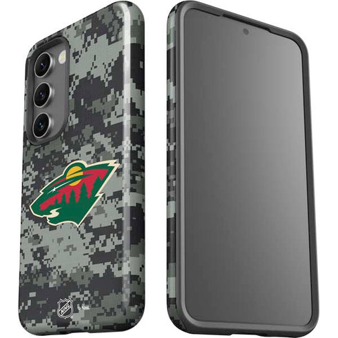 NHL Minnesota Wild Camo Galaxy S23 Pro Case