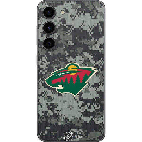 NHL Minnesota Wild Camo Galaxy S23 Skin