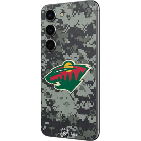 NHL Minnesota Wild Camo Galaxy S23 Skin