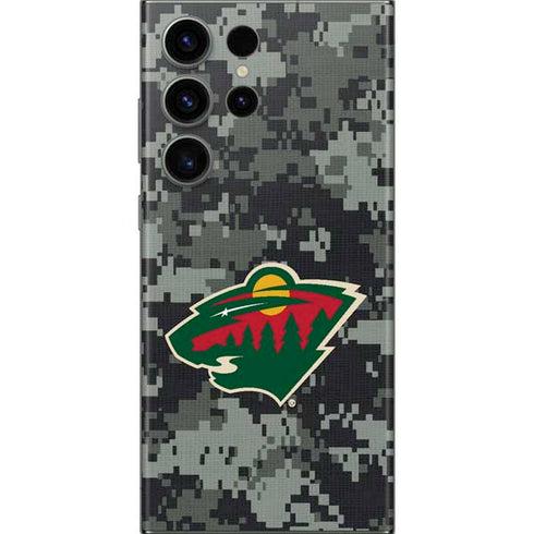 NHL Minnesota Wild Camo Galaxy S23 Ultra Skin