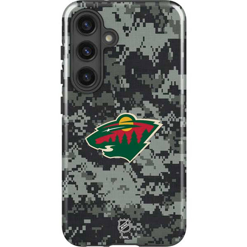 NHL Minnesota Wild Camo Galaxy S24 Impact Case
