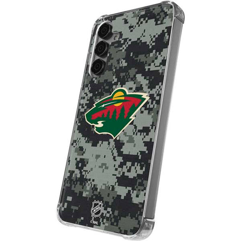 NHL Minnesota Wild Camo Galaxy S24 Plus Clear Case