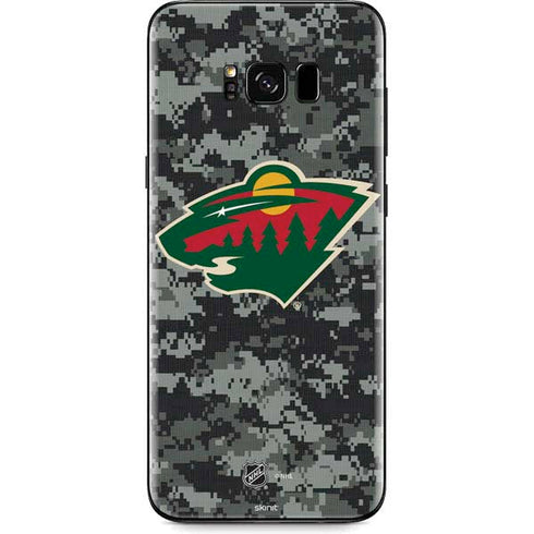 NHL Minnesota Wild Camo Galaxy S8 Skin