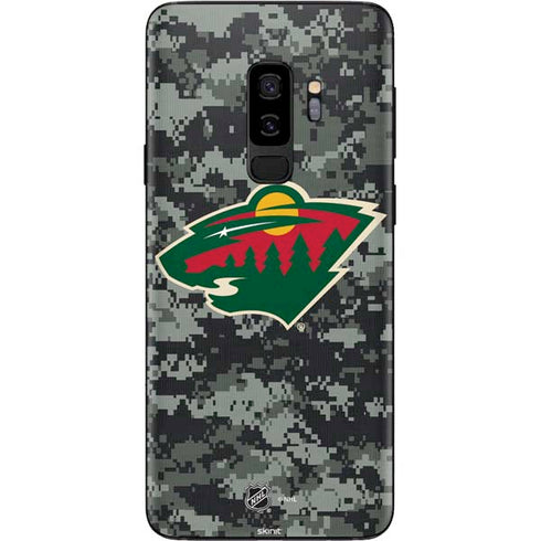 NHL Minnesota Wild Camo Galaxy S9 Plus Skin