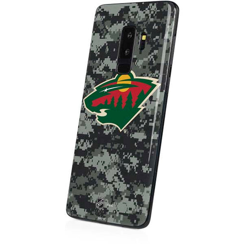 NHL Minnesota Wild Camo Galaxy S9 Plus Skin