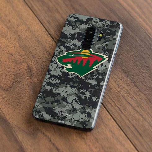 NHL Minnesota Wild Camo Galaxy S9 Plus Skin