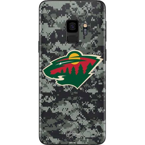 NHL Minnesota Wild Camo Galaxy S9 Skin