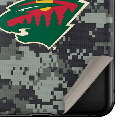 NHL Minnesota Wild Camo Galaxy Z Flip Skin