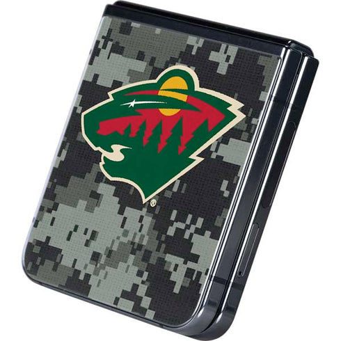 NHL Minnesota Wild Camo Galaxy Z Flip5 5G Skin